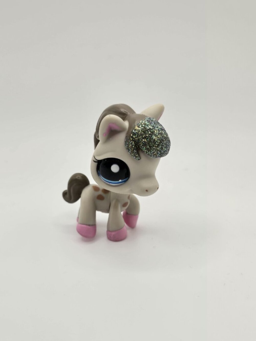 Littlest Pet Shop #2302 Glitter sparkle horse pony LPS Authentic Toy Collectible